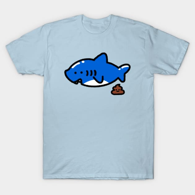 Baby Shark with poop T-Shirt by dotbyedot